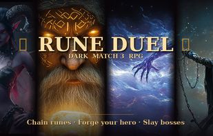 Rune Duel: Dark Match 3 RPG screenshot 1