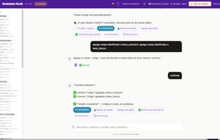 Chat-first interface — ask questions in natural language, get instant visual answers from your data