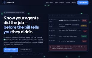 RunVouch screenshot 2