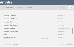 Windows app - list of accessible shares