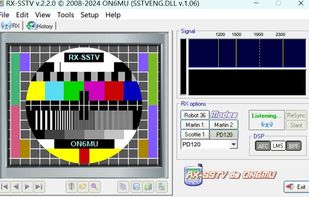 RX-SSTV screenshot 1