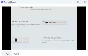 Screen Recorder v3 - Trim and Export