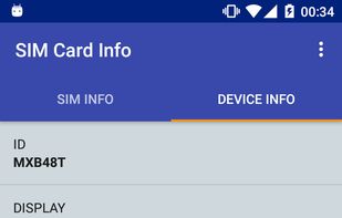 SIM Card Info screenshot 1