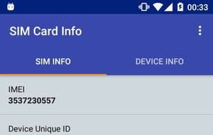 SIM Card Info screenshot 1