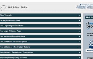 s2Member screenshot 1