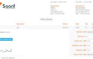 Saarif CRM screenshot 3