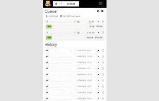 SABnzbd screenshot 1