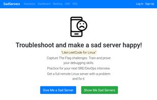 SadServers.com screenshot 1