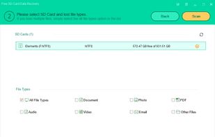 Safe365 Free SD Card Data Recovery screenshot 1