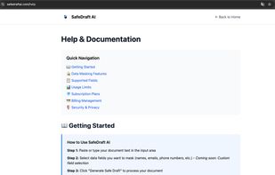 SafeDraft AI screenshot 2