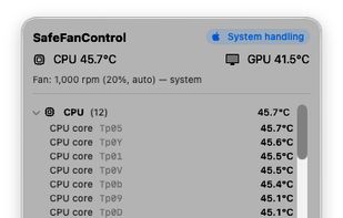 SafeFanControl screenshot 1