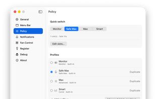 SafeFanControl screenshot 2