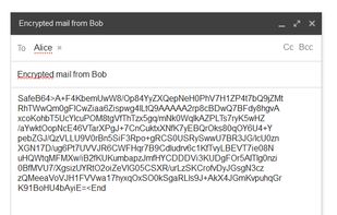 Secure mailing in GMail with SafeNotes encryption