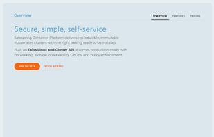 Safespring Container platform screenshot 2