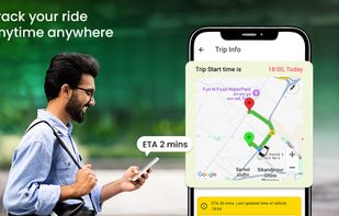 Track your ride anytime anywhere