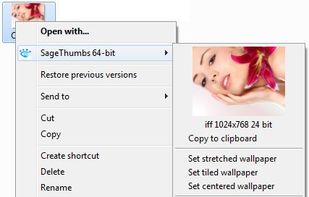 SageThumbs screenshot 1