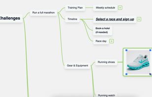 Supports multi-line input, and you can change the text attributes (Bold, Italic, Underline, Strikethrough, and font size). Moreover, you can insert images that can be resized by dragging.