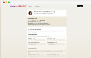 The survey form is customized in 4 clicks (geographical market, benefit inclusion, equity information)