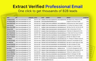 Extract Linkedin data with business email