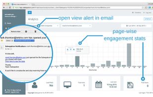 Get an open view alert in your inbox as soon as a client views your document.
