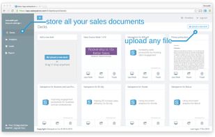 Upload any sales document.
