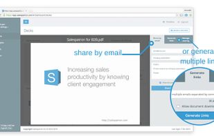 Share them as trackable links to any number of prospects.