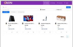 Salespy screenshot 1