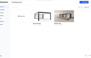 SaleSqueze Studio - Configurators tab