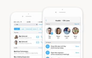 Advance search to get what you need at the right moment in a single tap.