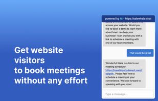 Get website visitors to book meetings without any effort!