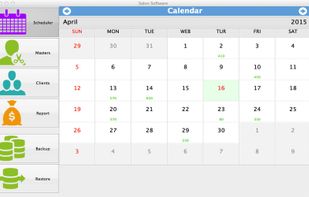Salon Software screenshot 1