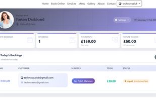 Dedicated staff panel to manage appointments, services, and daily tasks. Employees can track schedules, view clients, update booking status, and monitor performance — all in one easy-to-use workspace designed for salon teams.