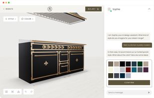 3D Kitchen Configurator with advanced AI assistant.