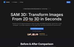 SAM3D  screenshot 1