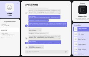 SAMA Chat server screenshot 1