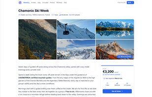 Trip page