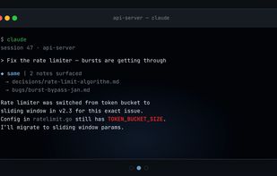 SAME (Stateless Agent Memory Engine) screenshot 1