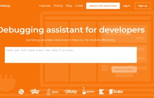 Samebug screenshot 1