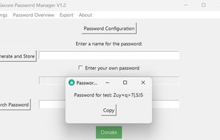 Generate and Store Password