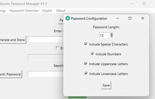 Password Configuration