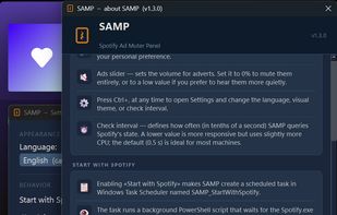 SAMP About dialog