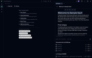 Sample Vault screenshot 1