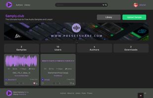 Samply.Club screenshot 1