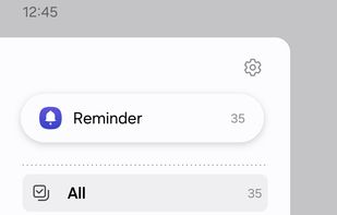 Samsung Reminder screenshot 1