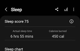 Samsung Health screenshot 2