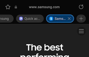 Samsung Internet screenshot 1