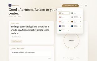 Sanctum — A Sacred New Tab screenshot 1