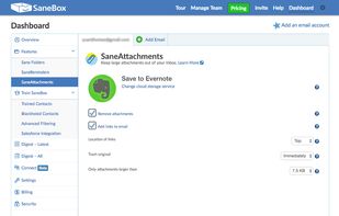 SaneBox screenshot 3