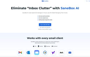 SaneBox screenshot 1