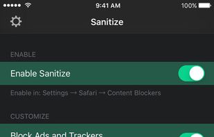 Sanitize screenshot 2